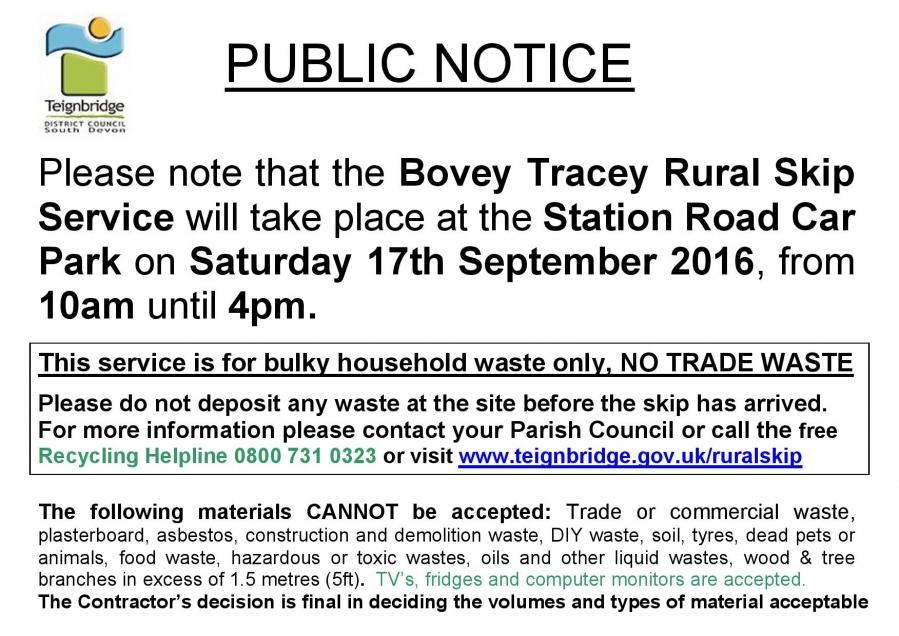 Rural Skip Service - Bovey Tracey image 1